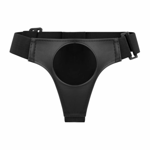 Fetish Collection Uprząż Regulowana z Przyssawką Czarna