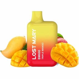 Lost Mary BM600 Jednorazowy Inhalator Nikotynowy 2% Triple Mango 600 zaciągnięć
