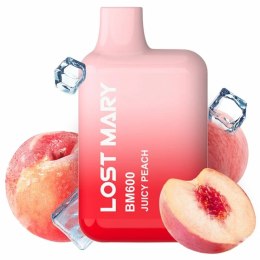 Lost Mary BM600 Jednorazowy Vaper 2% Peach - Kompaktowy Model 600 Zaciągnięć