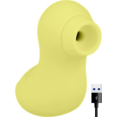 Ohmama My Duck Stymulator Falowy USB Silikonowy Żołty 9x4,5cm