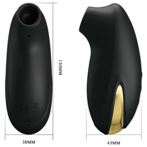 Pretty Love Smart Otis urządzenie ssące fale, czarno-złote, silikon premium