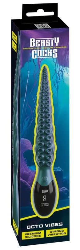 You2Toys Beasty Cocks Octo Vibes - model z 9 trybami, silikonowy, 27 cm