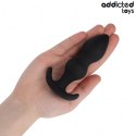 Addicted Toys Korek Anatomiczny L 11,7 cm silikonowy czarny