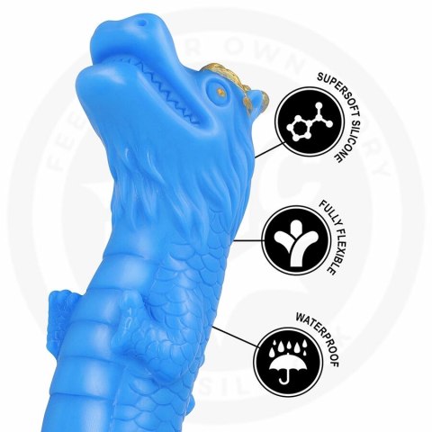 EPIC NAGA Niebiański Smok - model anatomiczny silikonowy XL, niebieski