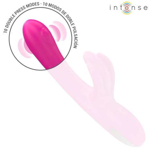 Intense Britney rożowy multifunkcyjny wibrator kroliczek 23 cm, 3 silniki