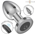 Intense Large Plug Metalowy z 10 Trybami Wibracji i Pilotem L