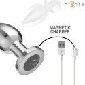 Intense Large Plug Metalowy z 10 Trybami Wibracji i Pilotem L