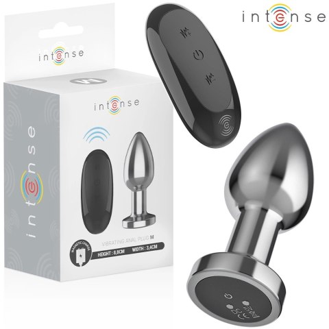 Intense Metalowy Korek Wibracyjny M 10 Trybow Pilot Bezprzewodowy