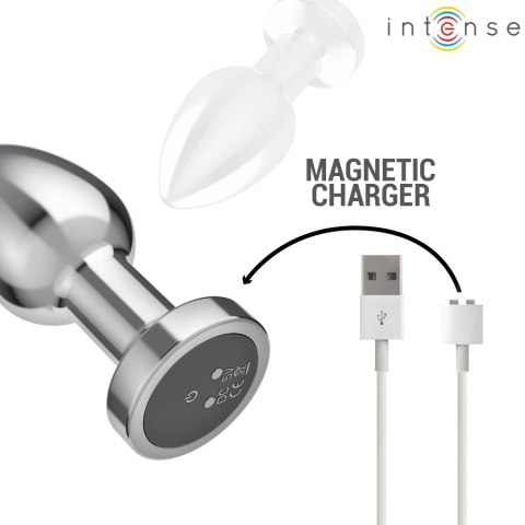 Intense Metalowy Korek Wibracyjny M 10 Trybow Pilot Bezprzewodowy