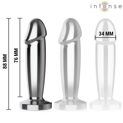 Intense S-size aluminiowy korek wibrujący 10 trybow pilot wodoodporny