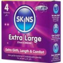 SKINS Extra Large Premium prezerwatywy waniliowe 4 sztuki