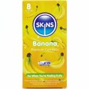 Skins Banana Premium - prezerwatywy smakowe 8 sztuk, bananowy aromat