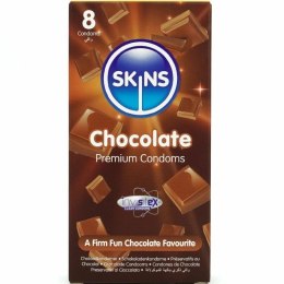 Skins Chocolate Premium - prezerwatywy z aromatem czekolady 8 szt.