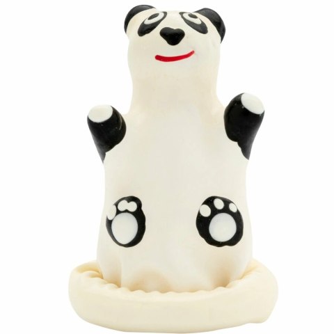 CONDOMERIE Panda 1 - Artystyczna prezerwatywa ręcznie malowana, lateks