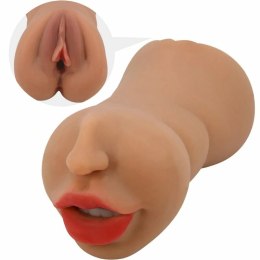 Crazy Bull Zoey Masturbator Intymny System Dwustronny Usta i Powierzchnia Anatomiczna TPR