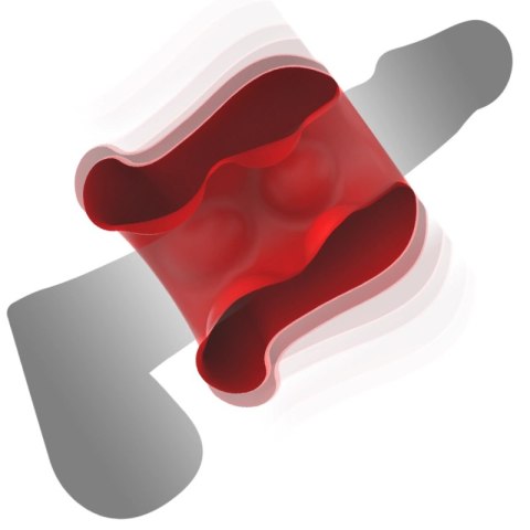 Jamyjob Astra - Model z Wibracjami, Falami i Funkcją Ssania, Czarny 13 cm