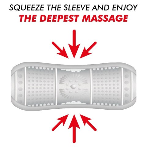 Jamyjob Turbo - Podwojna maszyna intymna z dwoma otworami TPE ABS