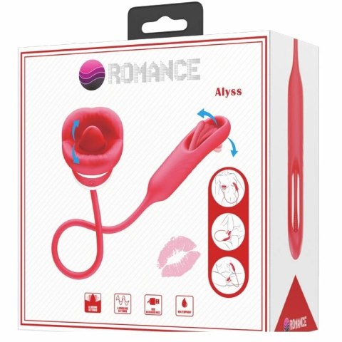 Romance Alyss Intymny Symulator Ust Czerwony 5 Trybow USB