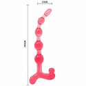 Baile Bendy Twist kulki elastyczne TPR czerwone 25 mm