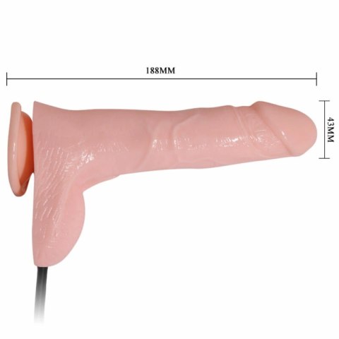 Baile Pompujący model intymny z przyssawką 15 cm TPR anatomiczny