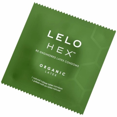 LELO HEX Organic prezerwatywy 36 szt. lateks organiczny, struktura HEX