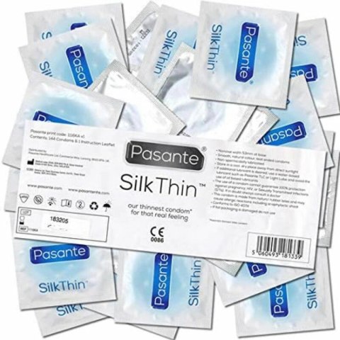 Pasante Silk Thin prezerwatywy ultra-cienkie 144 sztuki lateksowe