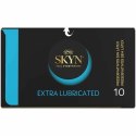 SKYN Extra Nawilżane Prezerwatywy Bez Lateksu 10 sztuk, ultra gładkie