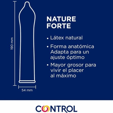 Control Adapta Forte 144 szt. prezerwatywy anatomiczne, nawilżane