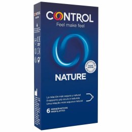 Control Adapta Nature prezerwatywy lateksowe 6 sztuk, 54 mm