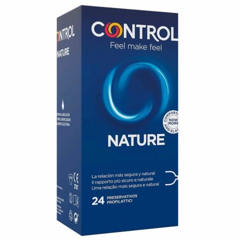 Control Adapta Nature - prezerwatywy naturalne, 24 sztuki, szerokość 57 mm