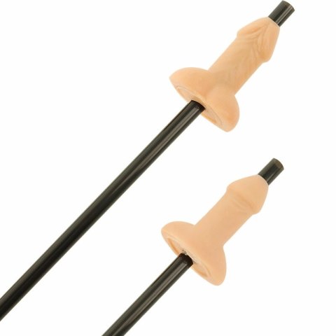 Diablo Picante - zestaw 10 słomek imprezowych, naturalny kolor