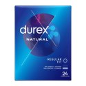 Durex Natural Plus 24 sztuki - ergonomiczne, lateksowe, zapachowe