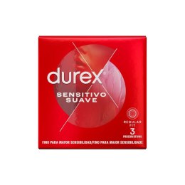 Durex Sensitive Soft prezerwatywy 3 szt. cienkie, anatomiczne, nawilżane