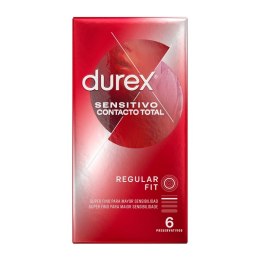 Durex Sensitive Total Contact 6 szt. - ultracienkie prezerwatywy 52 mm