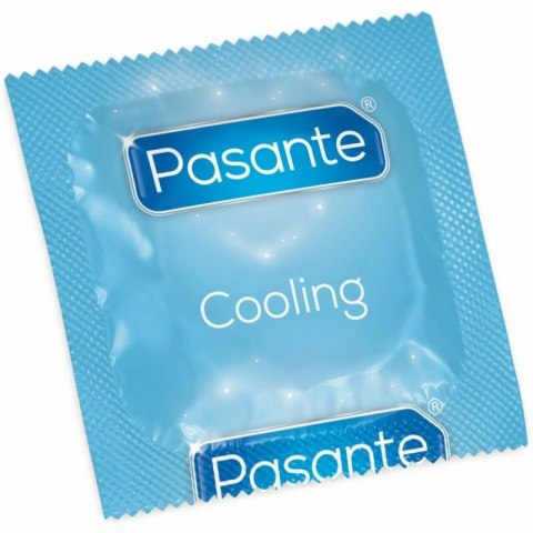 Pasante Cooling Sensation 144 szt. - prezerwatywy chłodzące, prążkowane