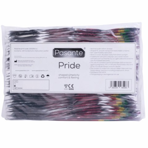 Pasante Pride Format 54 mm 144 szt. prezerwatywy naturalne