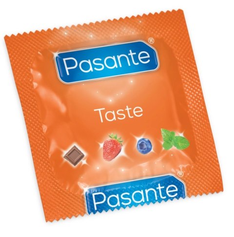 Pasante Taste Mix - Kolorowe prezerwatywy o rożnych smakach 144 szt.