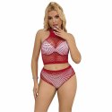 Subblime 952402 Komplet siateczkowy z rożowymi zdobieniami One Size