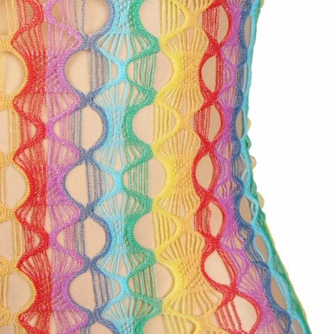 Subblime Rainbow Sukienka z Odkrytymi Ramionami, Kolorowa, Uniwersalna