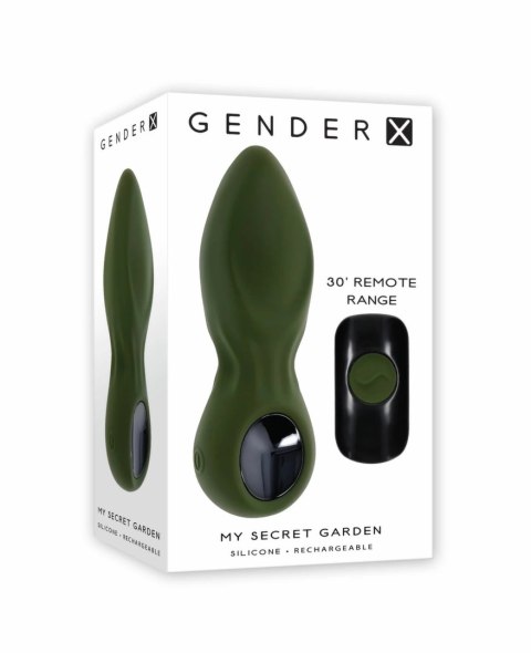 Gender X My Secret Garden model 14.6 cm pilot wodoodporny silikon