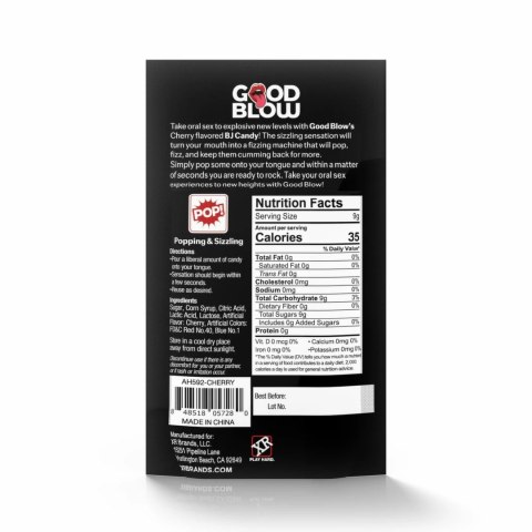 Good Blow Cherry Popping Candy Spearmint 9g - Orzeźwiające Cukierki Musujące