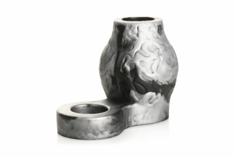 XR Brands Night Prowler silikonowy pierścień z uchwytem szary