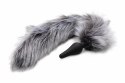 Tailz Grey Wolf zestaw ogon z futerkiem i opaska z uszami 59,7 cm