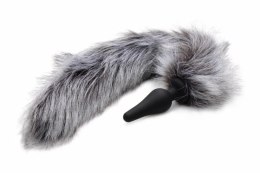 Tailz Grey Wolf zestaw ogon z futerkiem i opaska z uszami 59,7 cm