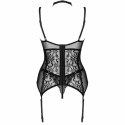 LivCo Corsetti Fashion Giellandra czarny gorset z majtkami L/XL