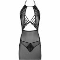 Livco Corsetti Fashion Malviami LC 90625 koszulka i majtki czarne L/XL