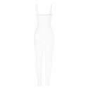 Subblime 951740 Bodystocking biały siateczkowy z kokardkami, uniwersalny
