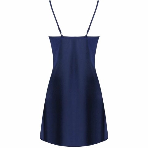 Livco Corsetti Jacqueline LC 90249 Granatowy Zestaw Satynowy S/M