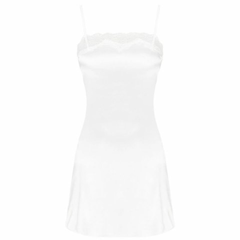 Livco Corsetti Jacqueline LC 90249 Komplet Satynowy Ecru S/M z Koronką