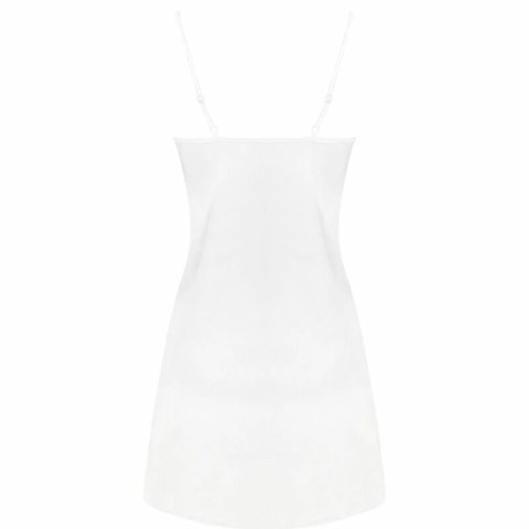 Livco Corsetti Jacqueline LC 90249 Komplet Satynowy Ecru S/M z Koronką